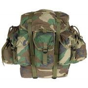 Mochila ALICE turca mediana WOODLAND sin armazón, usada