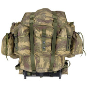 Mochila turca ALICE mediana usada con armazón, vista frontal