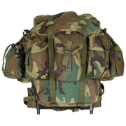 Mochila ALICE media turca usada con armazon, estilo militar