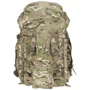 Mochila británica BERGEN 80 L original militar usada en nylon Cordura con interior recubierto de poliuretano