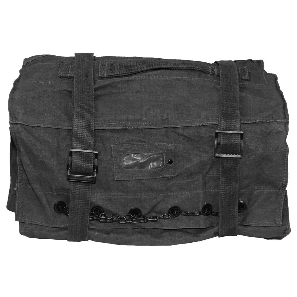 Bolsa de transporte italiana canvas negra 55x35x25 cm