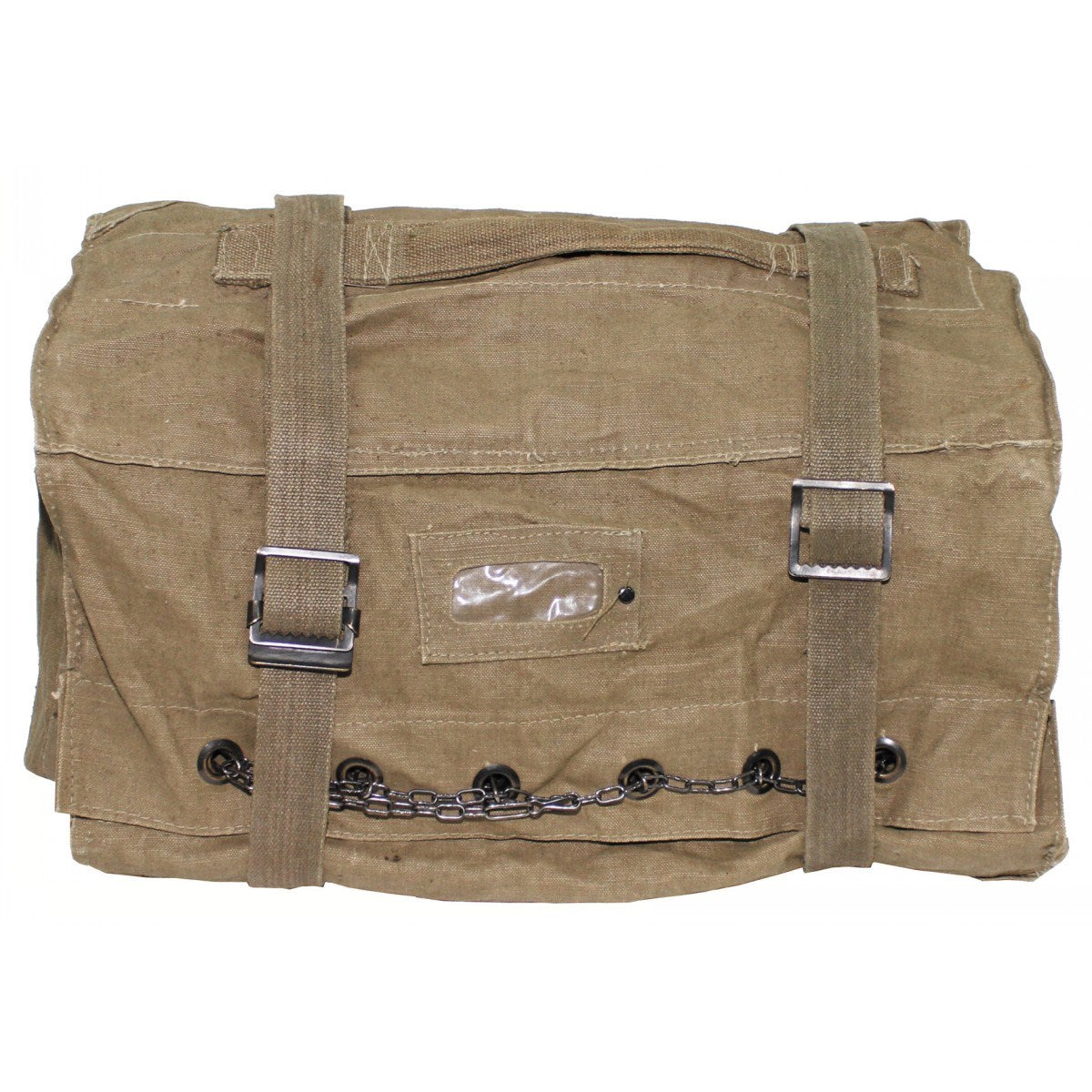 Bolsa de transporte italiana canvas negra 55x35x25 cm