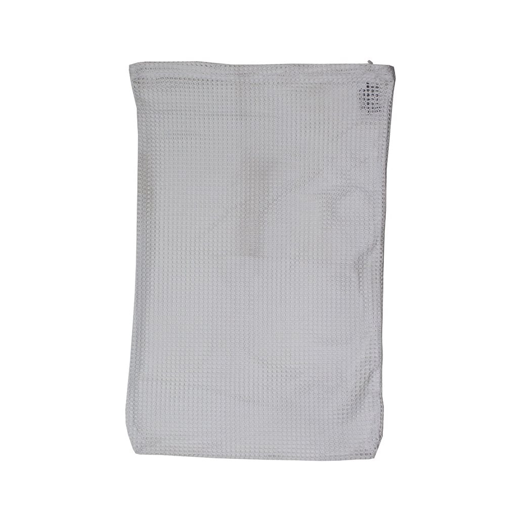 Bolsa de lavandería británica de malla blanca 85x55 cm
