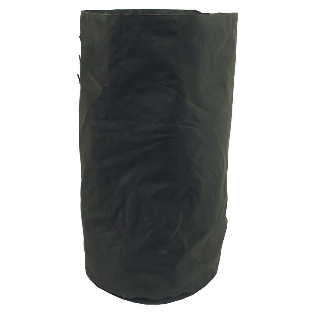Bolsa impermeable verde para mochila ALICE US, nylon 100% con interior en goma, 75x41 cm, original usada