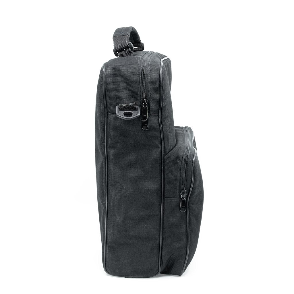 Bolso bandolera negro para documentos