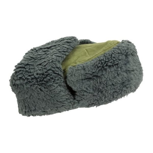 Beranice húngara de piel sintética verde, gorro militar de almacén en buen estado
