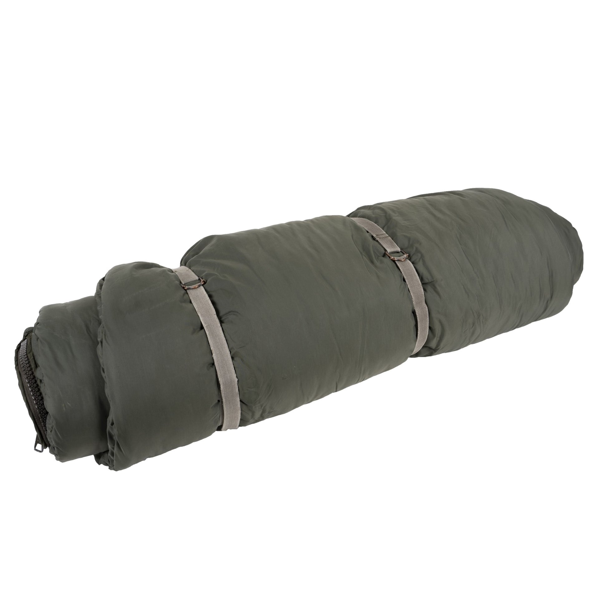 Saco de dormir austriaco Goldeck tipo momia verde - usado
