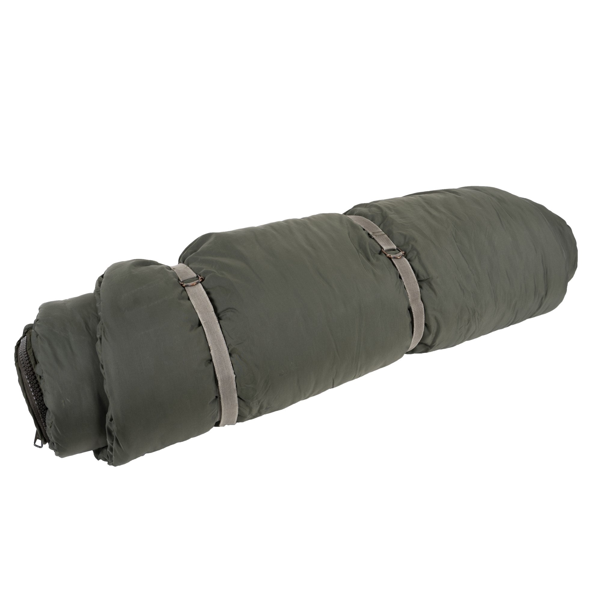 Saco de dormir austriaco Goldeck tipo momia verde - usado