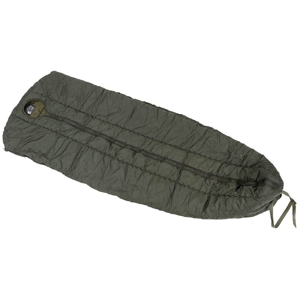 Saco de dormir austriaco Goldeck tipo momia verde - usado