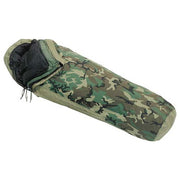 Saco de dormir militar US Modular Sleep System 4 piezas woodland usado en buen estado