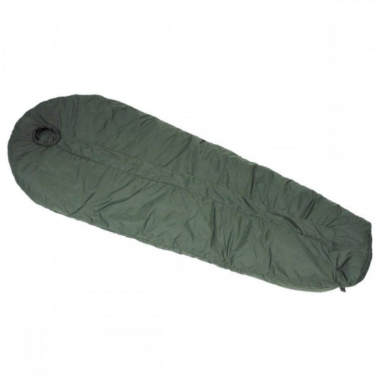 Saco de dormir modular Medium Weight británico usado, vista general