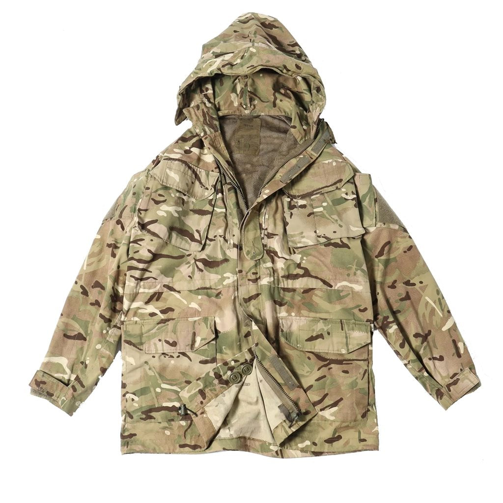 Chaqueta Smock Combat Windproof PCS usada con forro de malla