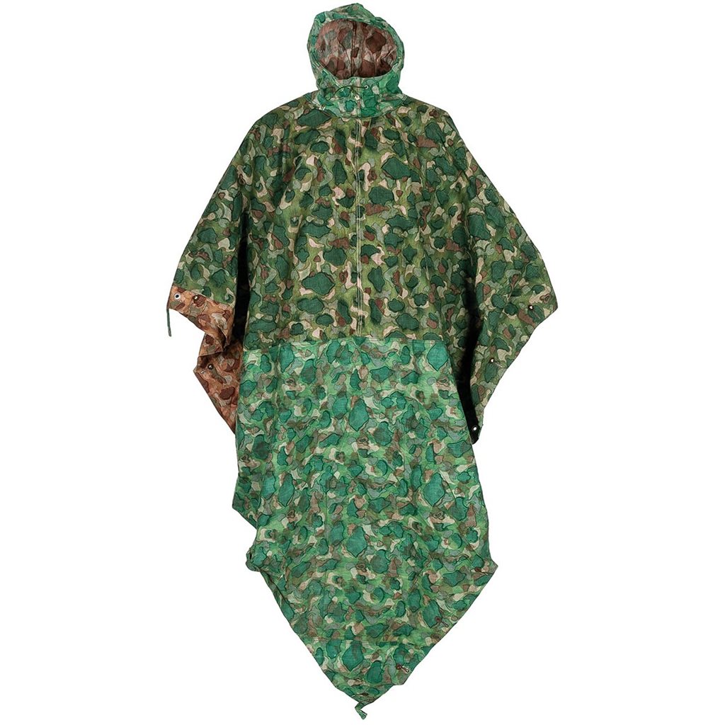 Poncho celta turco camuflado tipo II original usado