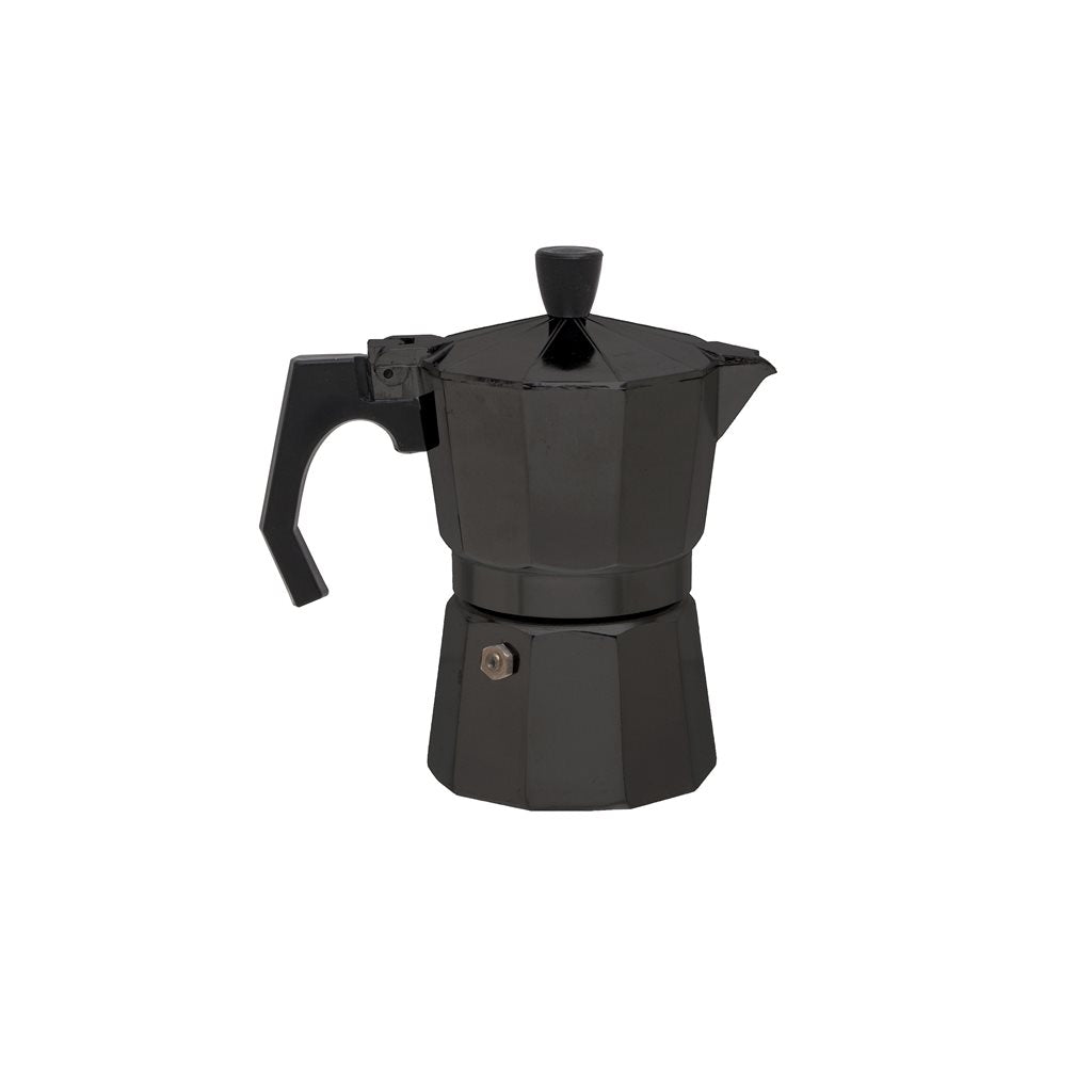 Cafetera moka BELLANAPOLI negra para 3 tazas