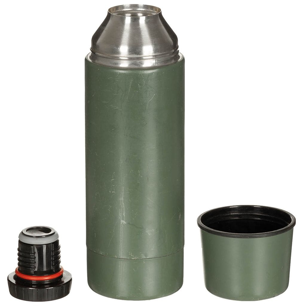 Termo holandés verde 1 litro usado, imagen del producto