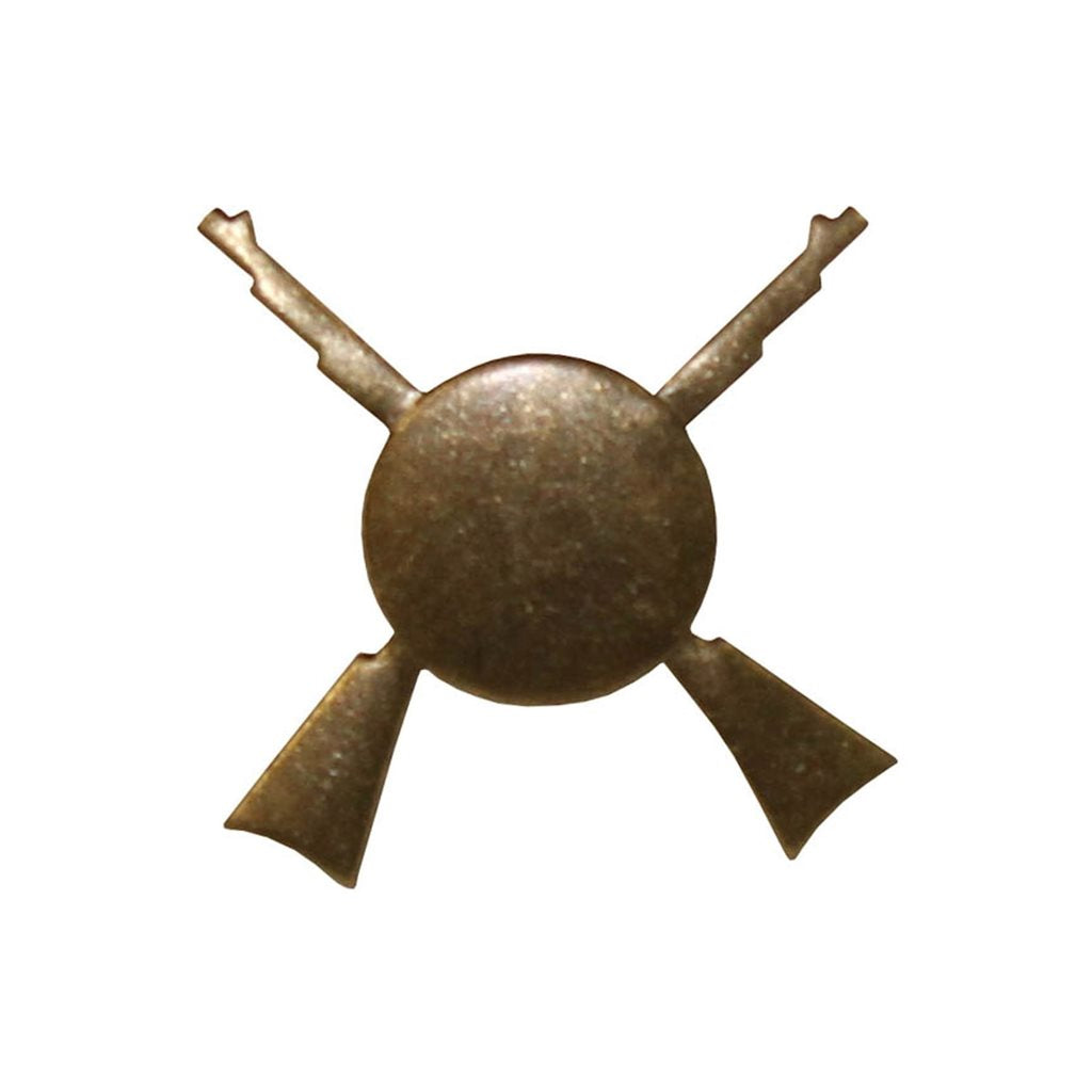 Insignia distintiva de infantería ČSLA/AČR en bronce