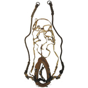 Collar de tiro para caballo usado de la Segunda Guerra Mundial (unidades de artillería finlandesas)