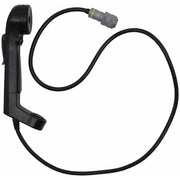 Auricular (microteléfono) usado para estación de radio RF-10, completo con cable y conector, marcado QN 619 19