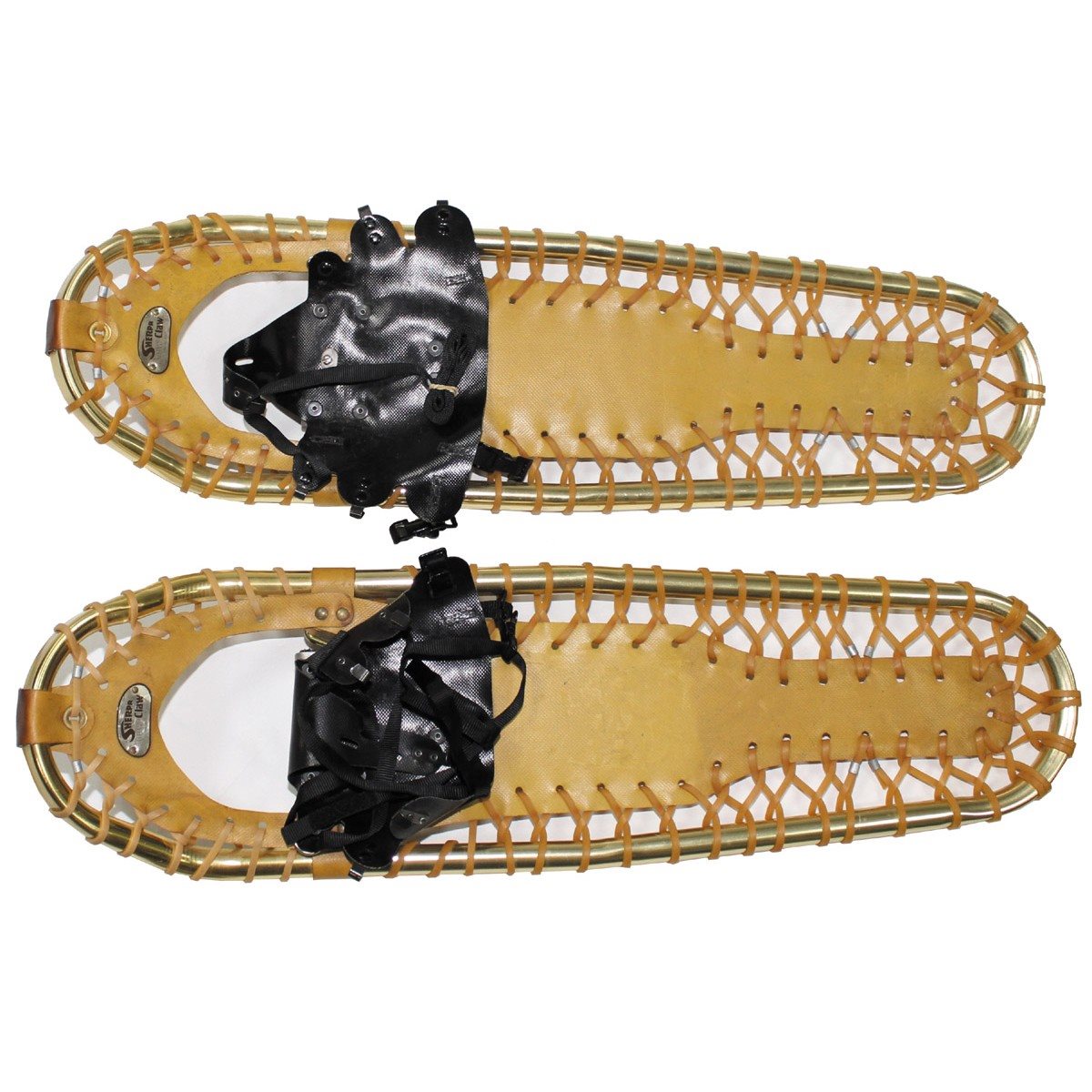 Raquetas de nieve US SHERPA usadas, estilo retro, 77×23 cm, SHERPA Snow-Claw (Chicago, USA)