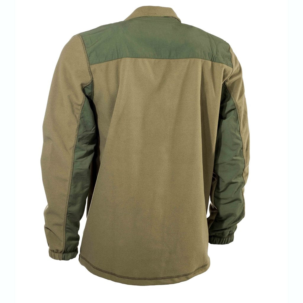 Chaqueta belga Windtopper fleece verde, tejido Seyntex, 3 bolsillos con cremallera