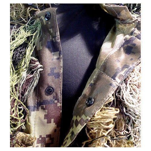 Traje de camuflaje Hejkal: chaqueta con capucha y pantalón en patrón de camuflaje