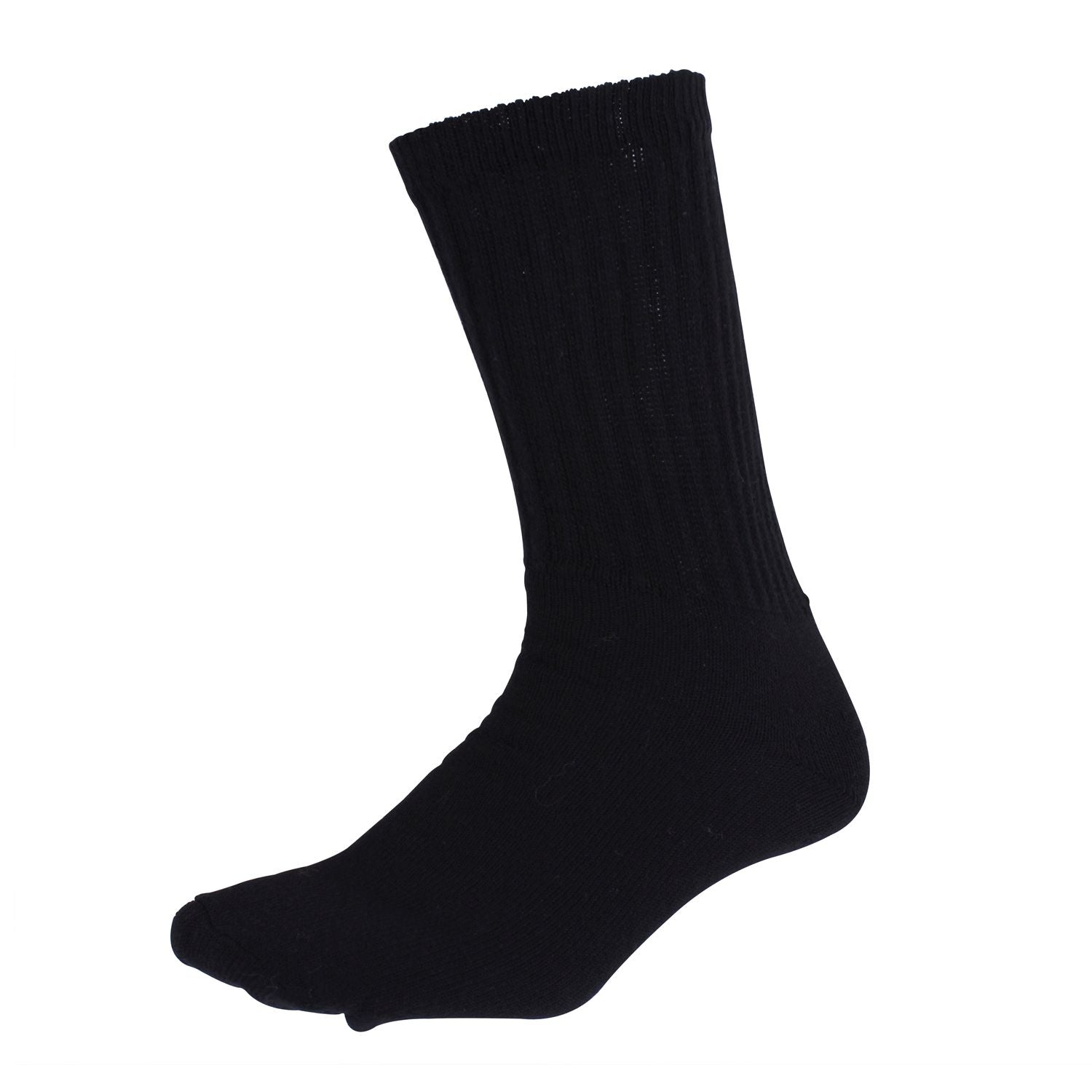 Calcetines US Athletic verdes, talla 10-13, 80% algodon 20% nylon