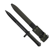 Bayoneta CETME L española, longitud 35,5 cm, vaina plástica, fabricante FN Toledo