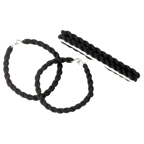 Gomas US negras para pantalón, talla universal, par para sujetar la pernera dentro de la bota