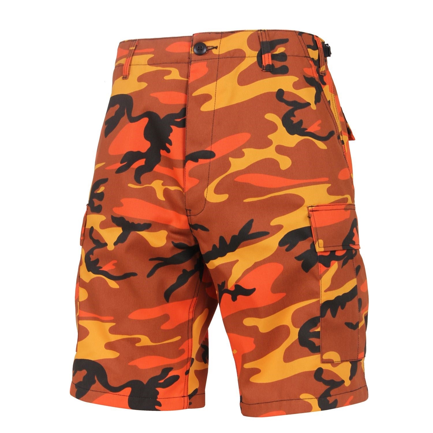 Pantalones cortos BDU Orange Camo de Rothco, camuflaje naranja