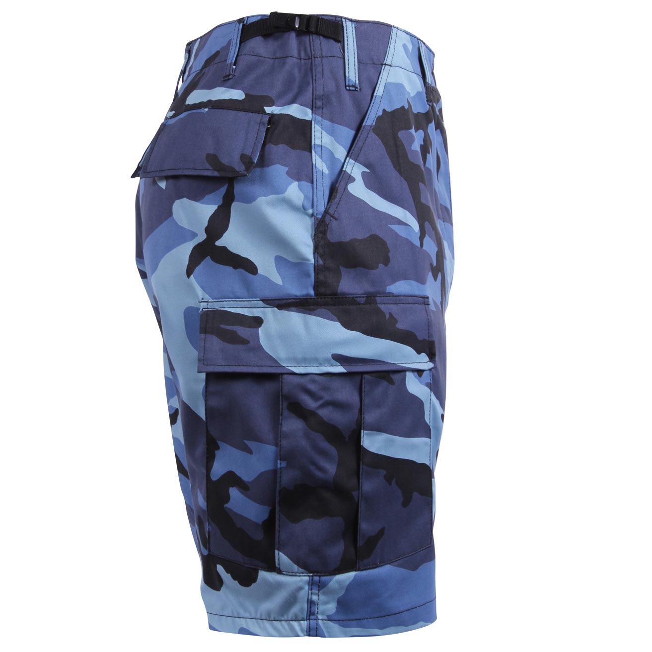Pantalones cortos BDU SKY BUE CAMO Rothco, diseño BDU y camuflaje