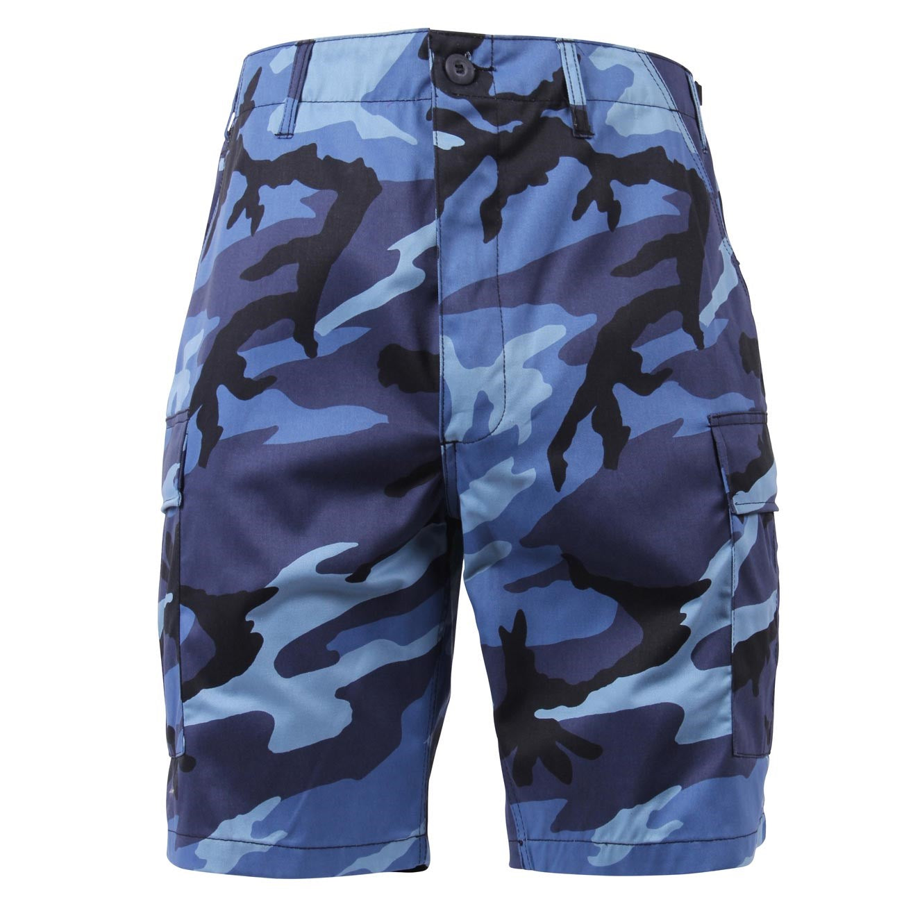 Pantalones cortos BDU SKY BUE CAMO Rothco, diseño BDU y camuflaje