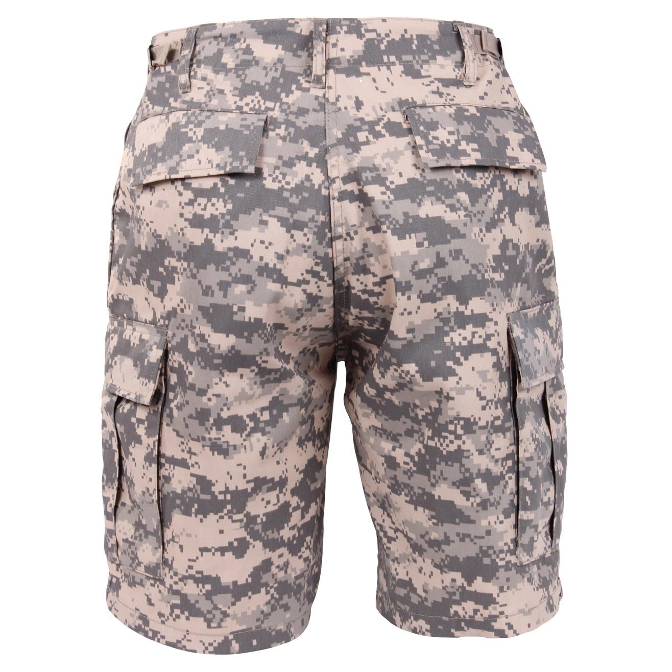 Shorts BDU ACU Digital Rothco, camuflaje digital y corte BDU, cortos militares
