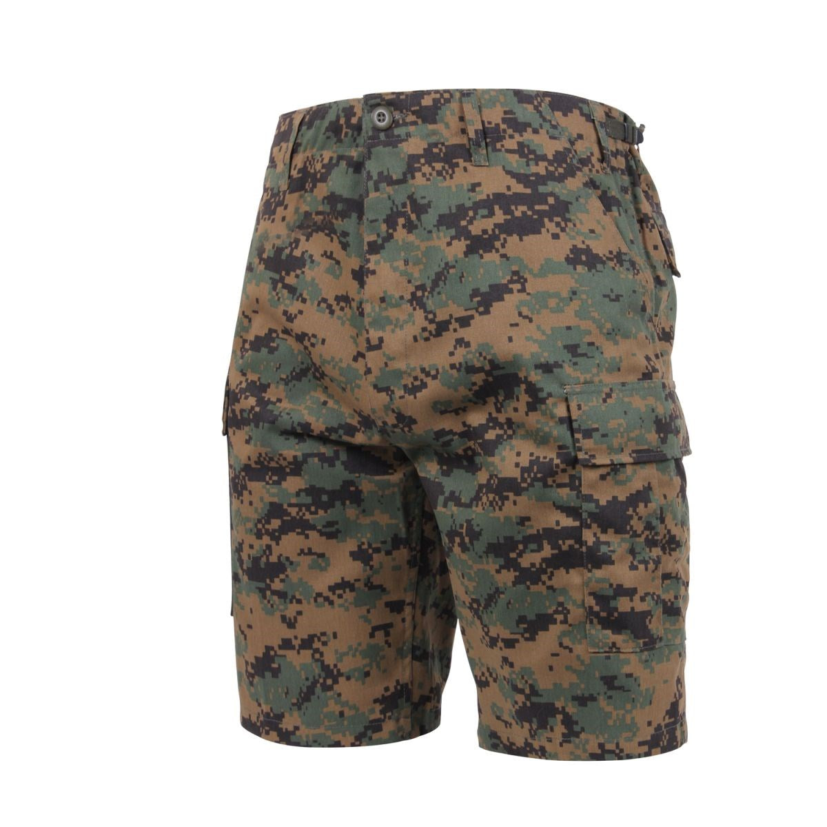 Pantalones cortos BDU Digital Woodland, estilo Rothco, confección de alta calidad