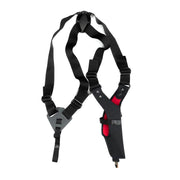Funda axilar vertical PREMIUM con colgador cruzado para pistola