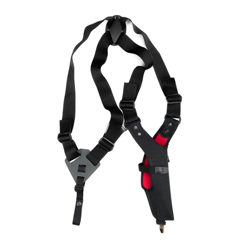 Funda axilar vertical PREMIUM con colgador cruzado para pistola