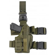 Funda táctica DASTA 657 MFU/TZ verde para pistola con portacargador