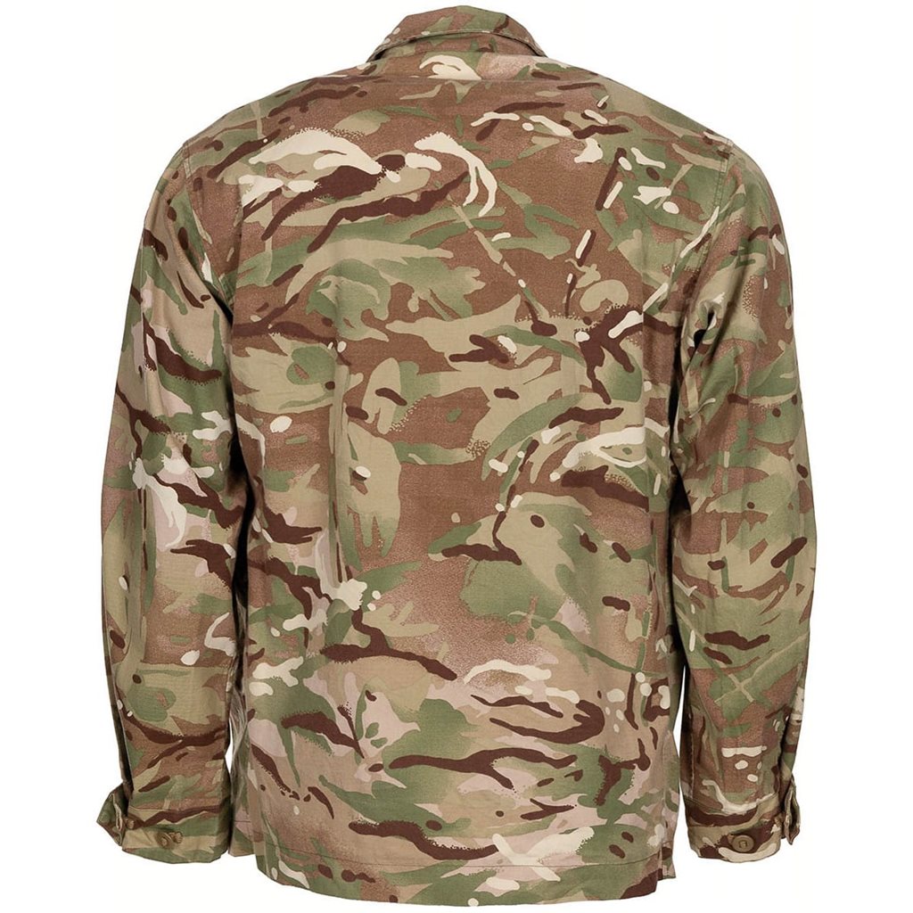 Blusa británica COMBAT TROPICAL, 70% algodón 30% poliéster