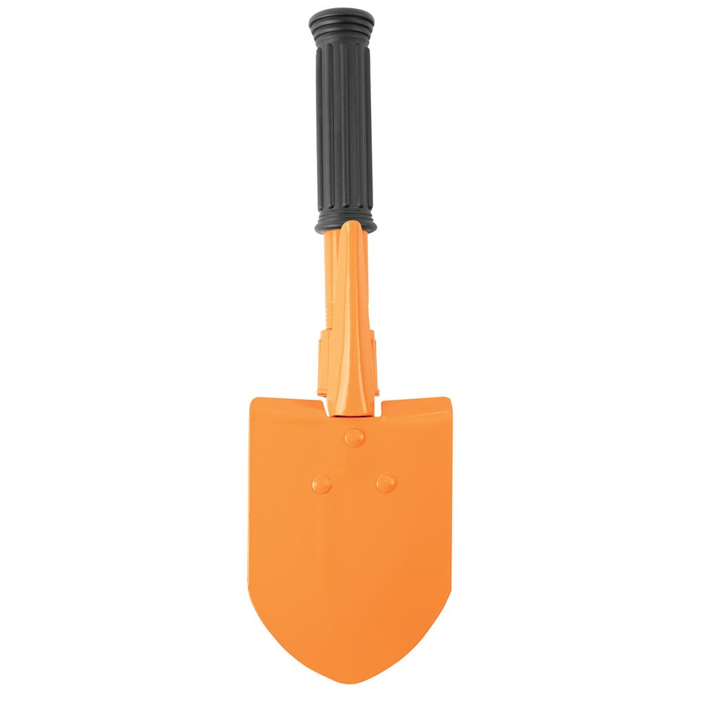 Pala plegable MINI con piqueta, longitud plegada aprox. 25 cm, mango de goma