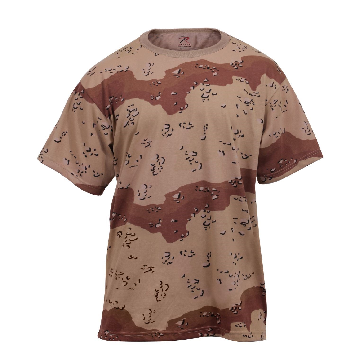 Camiseta camuflada Rothco manga corta 60 % algodón 40 % poliéster