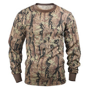 Camiseta Rothco manga larga estilo militar, cómoda y de calidad