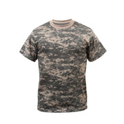 Camiseta infantil con camuflaje ACU Digital, material 60% algodon 40% poliester