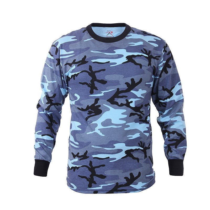 Camiseta de manga larga SKY BUE CAMO de Rothco