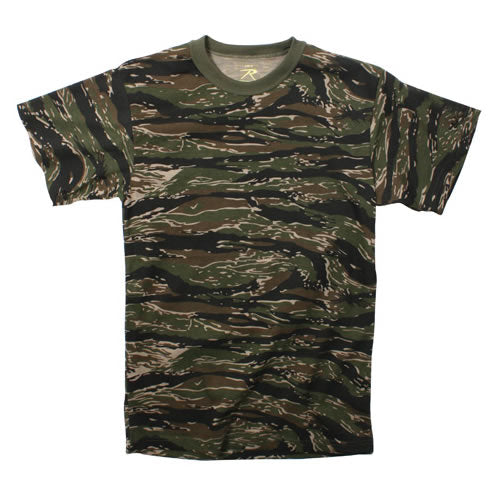 Camiseta camuflada CAMO Rothco, 60% algodón 40% poliéster