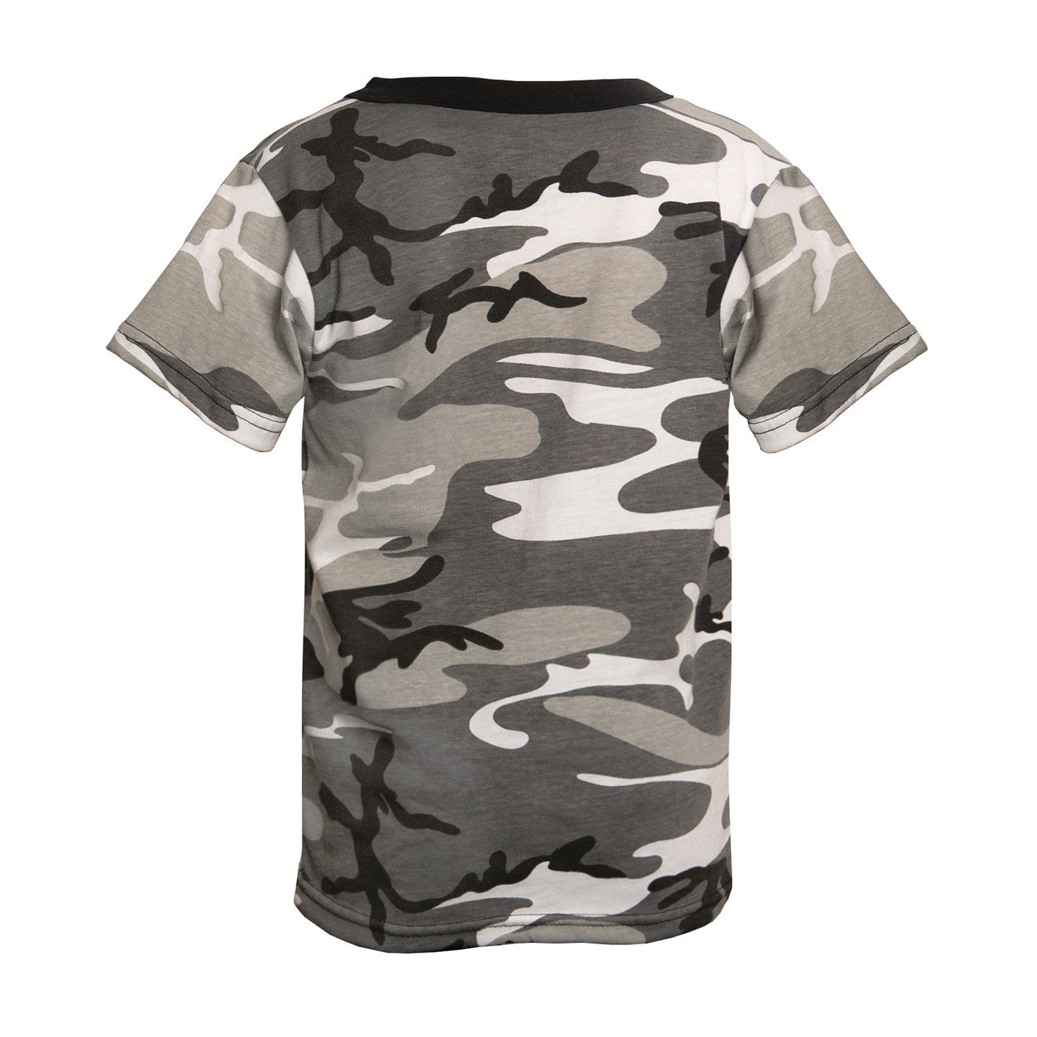 Camiseta infantil METRO URBAN con estampado camuflaje, 60% algodón 40% poliéster