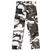 Pantalones infantiles BDU METRO - 6 bolsillos, tejido resistente y cordones en los bajos
