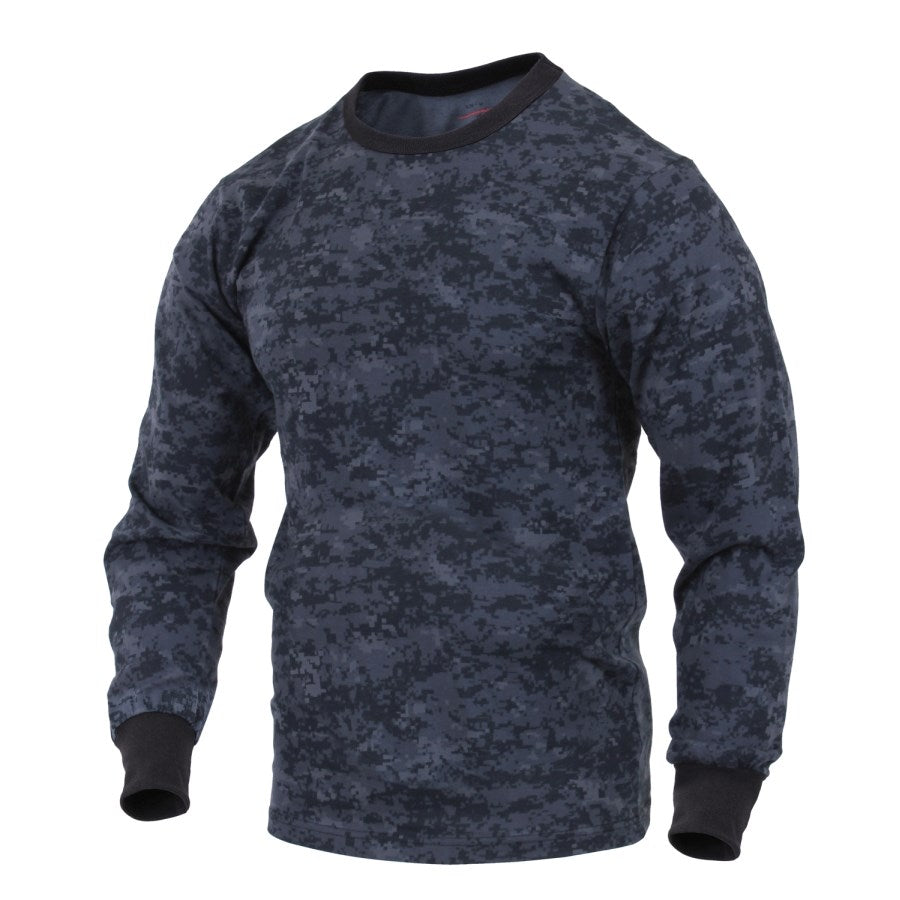 Camiseta Rothco MIDNIGHT DIGITAL de manga larga