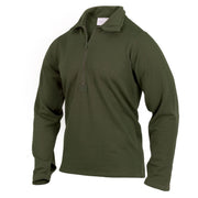 Camiseta térmica LEVEL II 3GEN verde - prenda térmica ECWCS Generation III, capa 2, tejido transpirable de microceldas