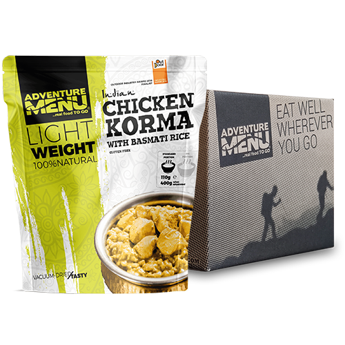 Pollo Korma con Arroz Basmati Porción Grande ADM 173g/600g