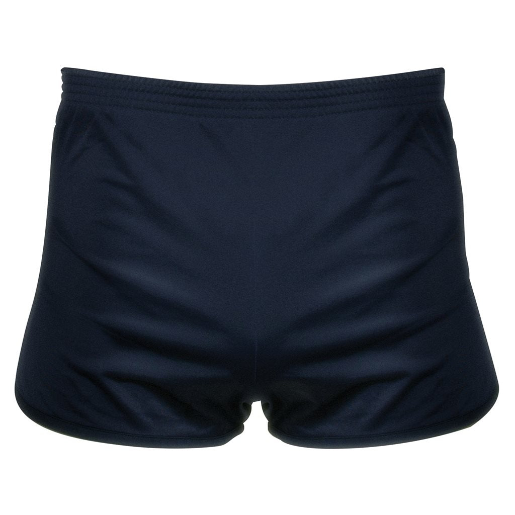 Shorts deportivos RANGER P/T azules, 100% nylon, cintura elástica y bolsillo interior