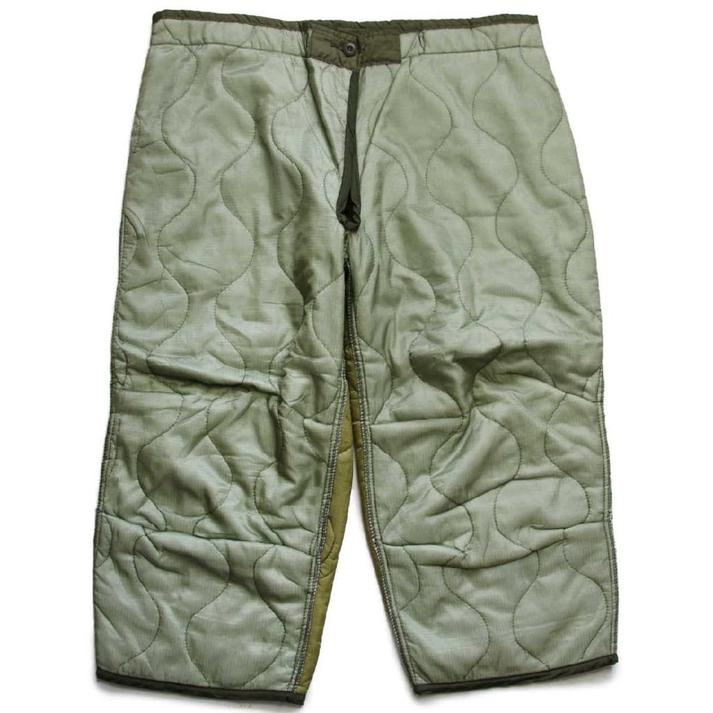 Forro US 3/4 verde para pantalones, acolchado, procedente de excedentes del Ejército de EE. UU.